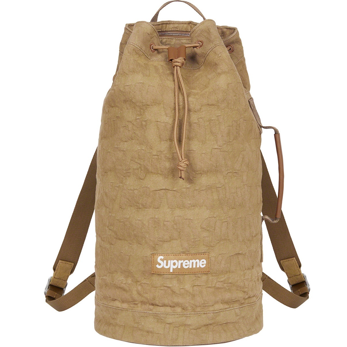 Fat Tip Jacquard Denim Backpack view 4